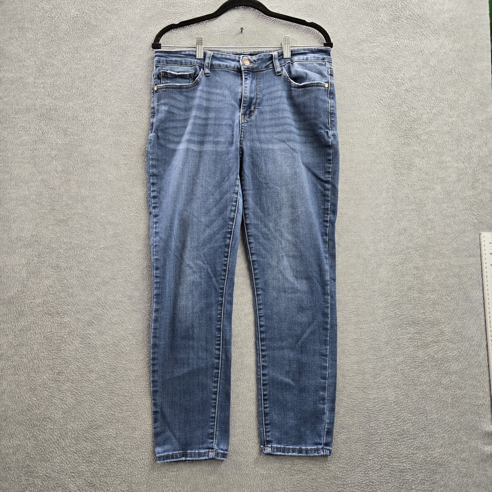 Judy Blue Women‎ Jeans 31 Denim JB824102 Slim Straight Button 25"